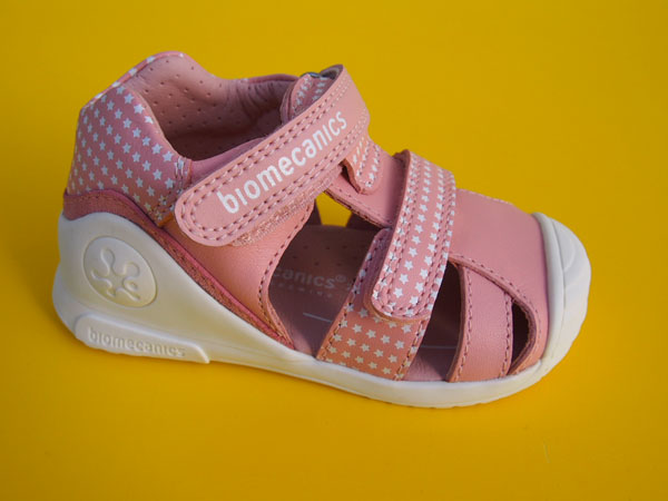 Detské kožené sandálky Biomecanics 242107-A cipria 