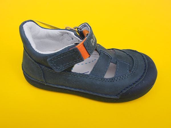 Detské kožené sandálky D.D.Step H066 - 41461B royal blue 