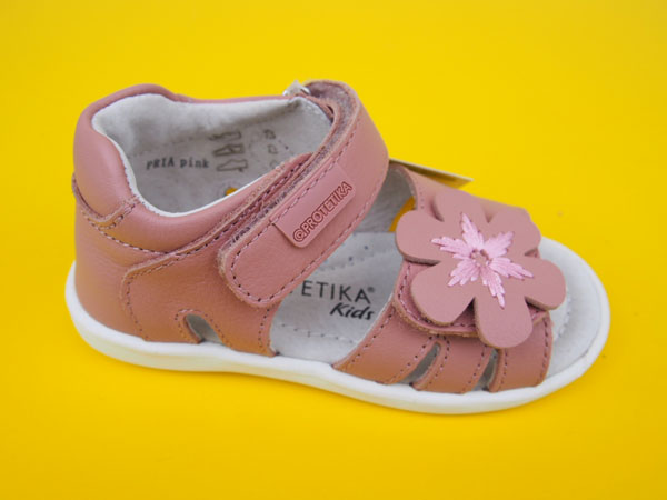 Detské kožené sandálky Protetika - Pria pink