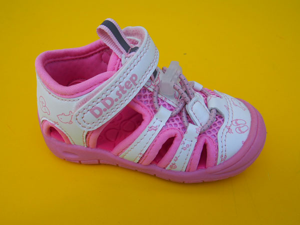 Detské hydrofóbne sandálky D.D.Step G065 - 41329C pink RÝCHLOSCHNÚCE