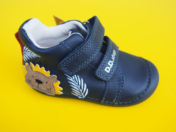 Detské kožené topánky D.D.Step S015 - 62748A royal blue