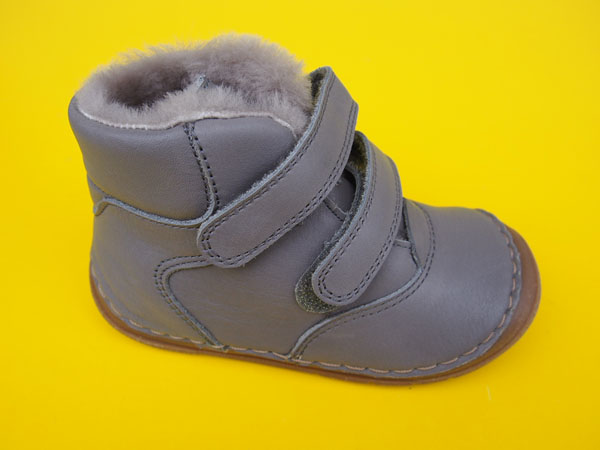 Detské kožené zimné topánky Froddo G2110143-8 grey
