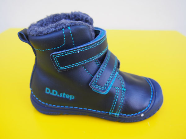 Detské kožené zimné topánky D.D.Step W082 - 42385 royal blue