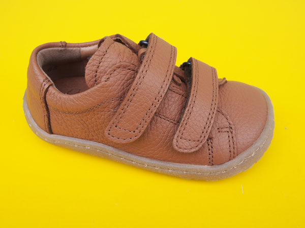 Detské kožené topánky Froddo G3130240-2 cognac BAREFOOT