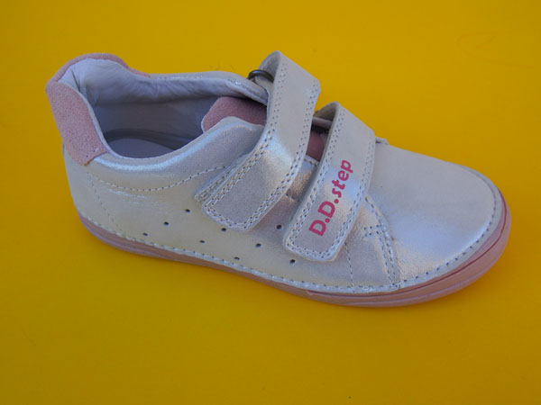 Detské kožené topánky D.D.Step S078 - 51687C white 