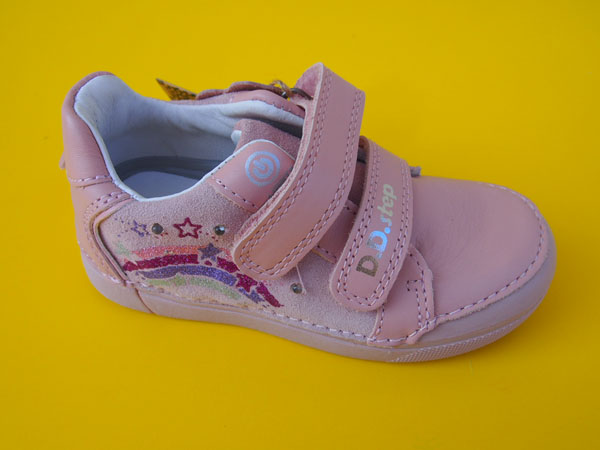 Detské kožené topánky D.D.Step S068 - 51865 baby pink SVIETIACE