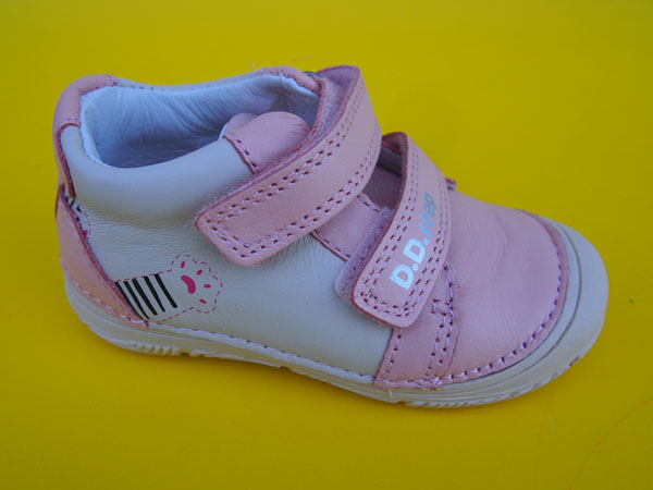 Detské kožené topánky D.D.Step S082 - 51505 pink