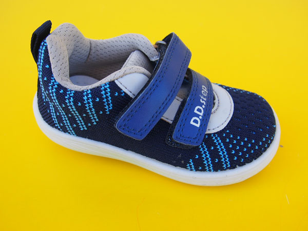 Detské sieťované tenisky D.D.Step F093 - 51399 royal blue BAREFOOT