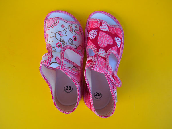 Detské papučky Manik - dievčenské 1S