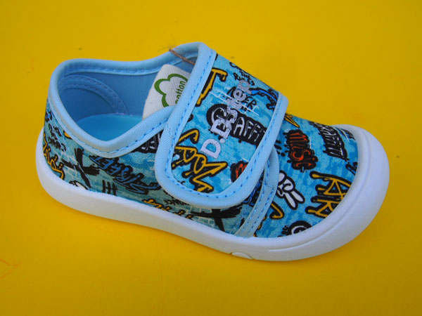 Detské plátenky D.D.Step C100 - 51985 bermuda blue BAREFOOT