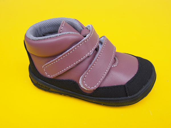 Detské kožené topánky Jonap - Bella mv roseate BAREFOOT