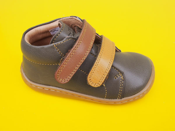 Detské kožené topánky Froddo G2130360-4 dark green BAREFOOT