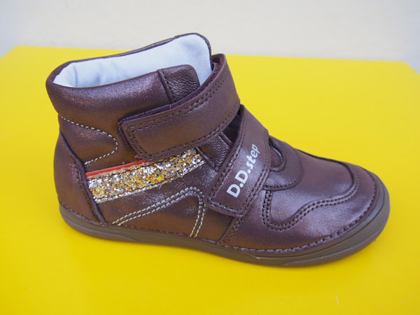 Detské kožené topánky D.D.Step A078 - 52162C bronze 
