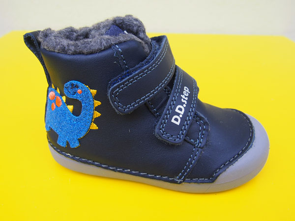 Detské kožené zimné topánky D.D.Step W066 - 52525 royal blue