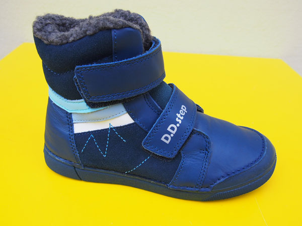 Detské kožené topánky D.D.Step W068 - 52388 royal blue