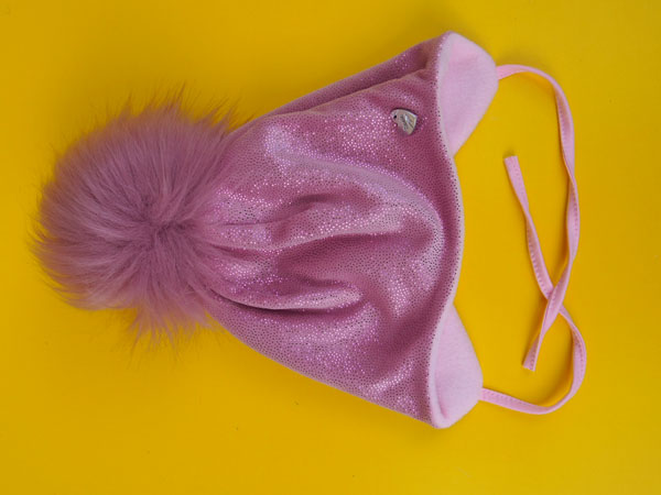 Detská zimná čiapka Rada - bledoružová