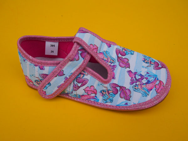 Detské papučky EF - morská panna BAREFOOT