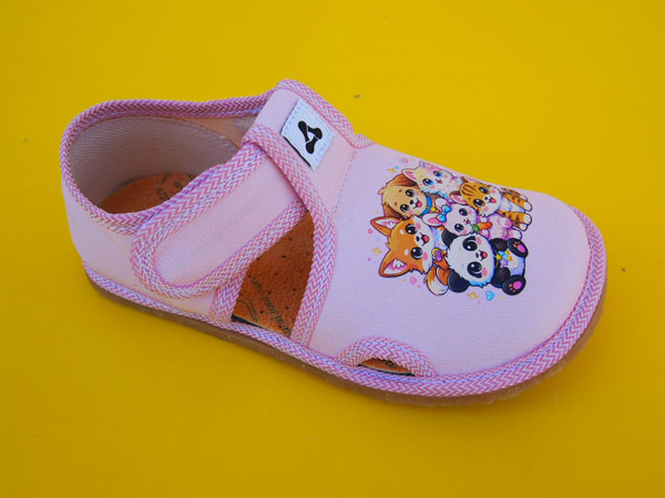 Detské papučky Antal - Rascal Pet club BAREFOOT