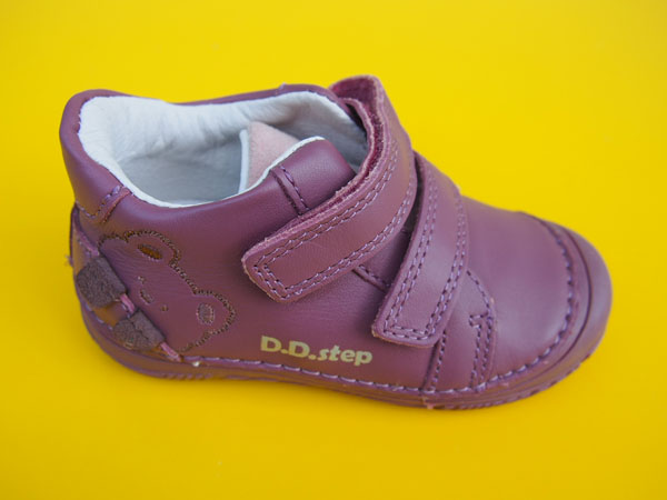 Detské kožené topánky D.D.Step S082 - 62150A grape
