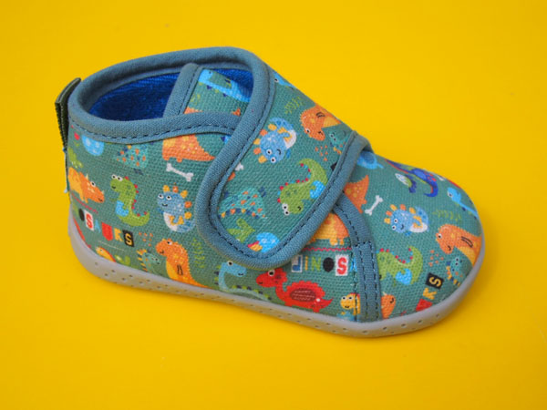 Detské plátenky/papučky Garvalin 261339-A442 verde BAREFOOT